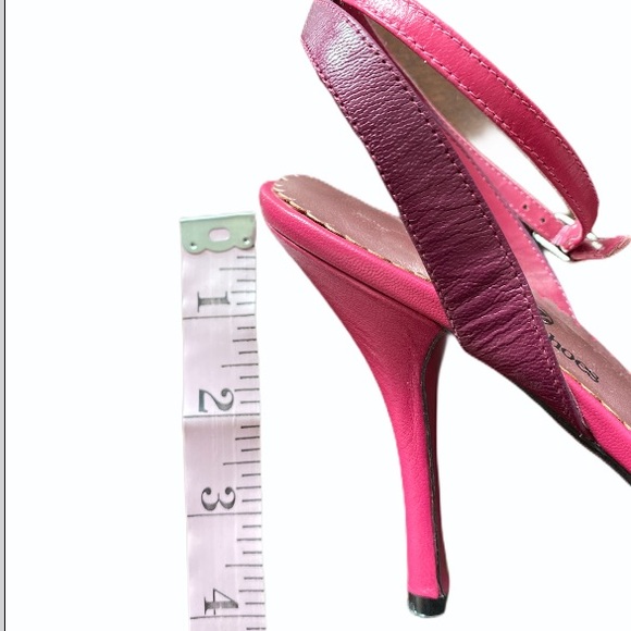 BARBIE by Town Shoes Leather Pink Purple Heel - Picture 4 of 9